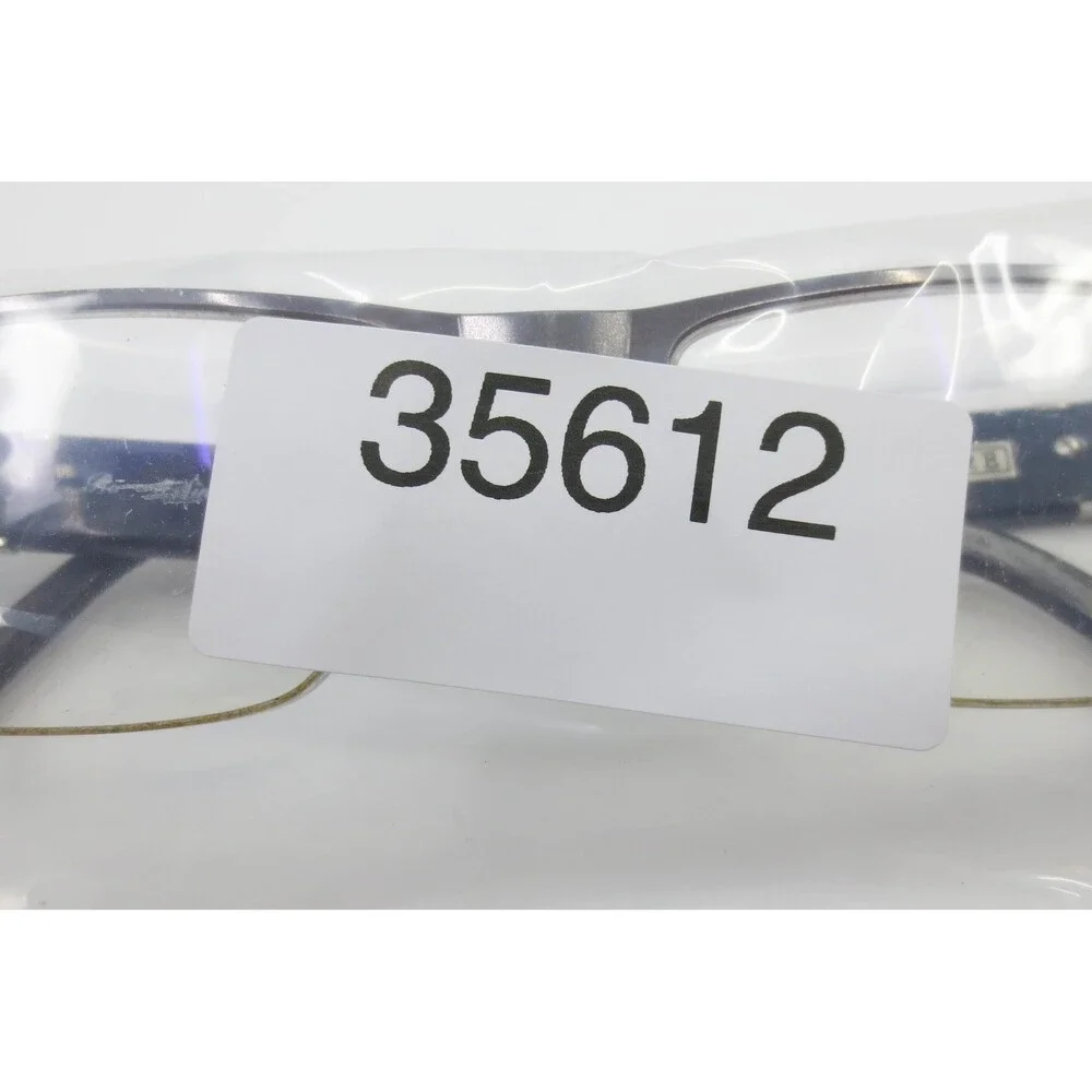 Russell Simmons Parker Charcoal Gray Semi Rimless Eyeglass Frame 57-18-150 35612